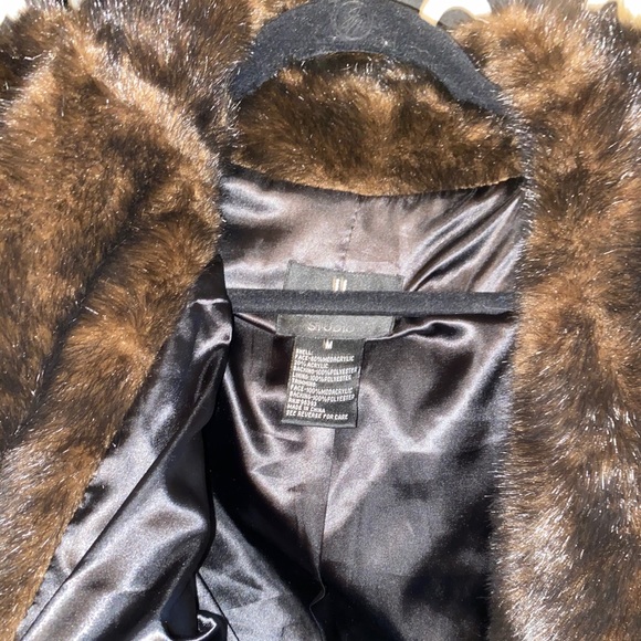 Dennis Basso Faux Fur Coat - Picture 2 of 2